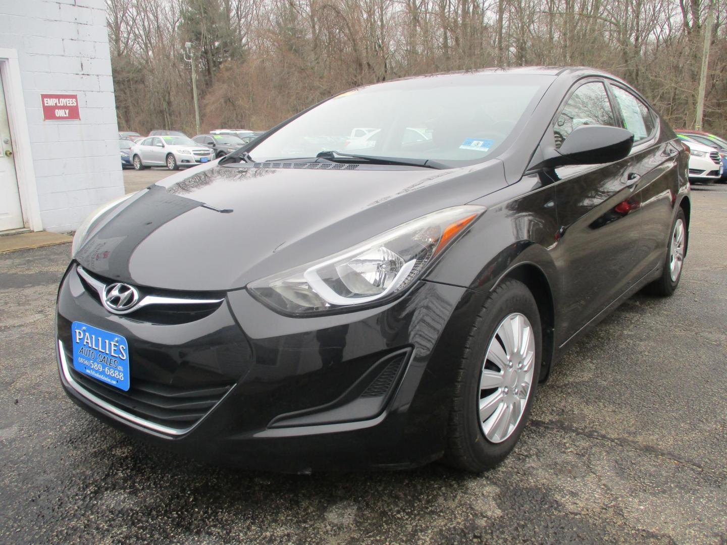 2016 BLACK Hyundai Elantra Limited (5NPDH4AE6GH) with an 1.8L L4 DOHC 16V engine, 6-Speed Automatic transmission, located at 540a Delsea Drive, Sewell, NJ, 08080, (987) 867-5309, 39.752560, -75.111206 - Photo#0