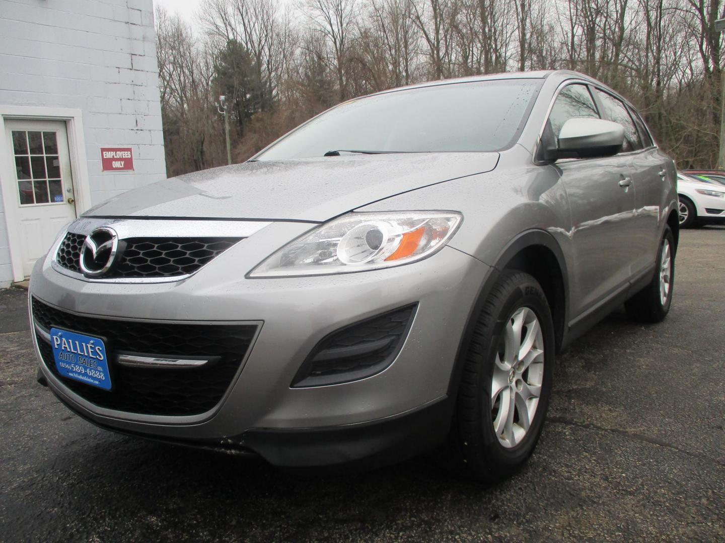 2012 SILVER Mazda CX-9 Touring AWD (JM3TB3CV2C0) with an 3.7L V6 DOHC 24V engine, 6-Speed Automatic transmission, located at 540a Delsea Drive, Sewell, NJ, 08080, (987) 867-5309, 39.752560, -75.111206 - Photo#0