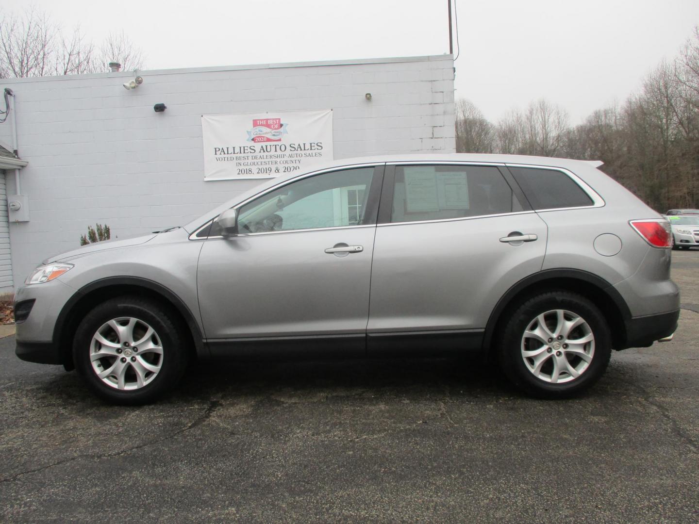2012 SILVER Mazda CX-9 Touring AWD (JM3TB3CV2C0) with an 3.7L V6 DOHC 24V engine, 6-Speed Automatic transmission, located at 540a Delsea Drive, Sewell, NJ, 08080, (987) 867-5309, 39.752560, -75.111206 - Photo#1