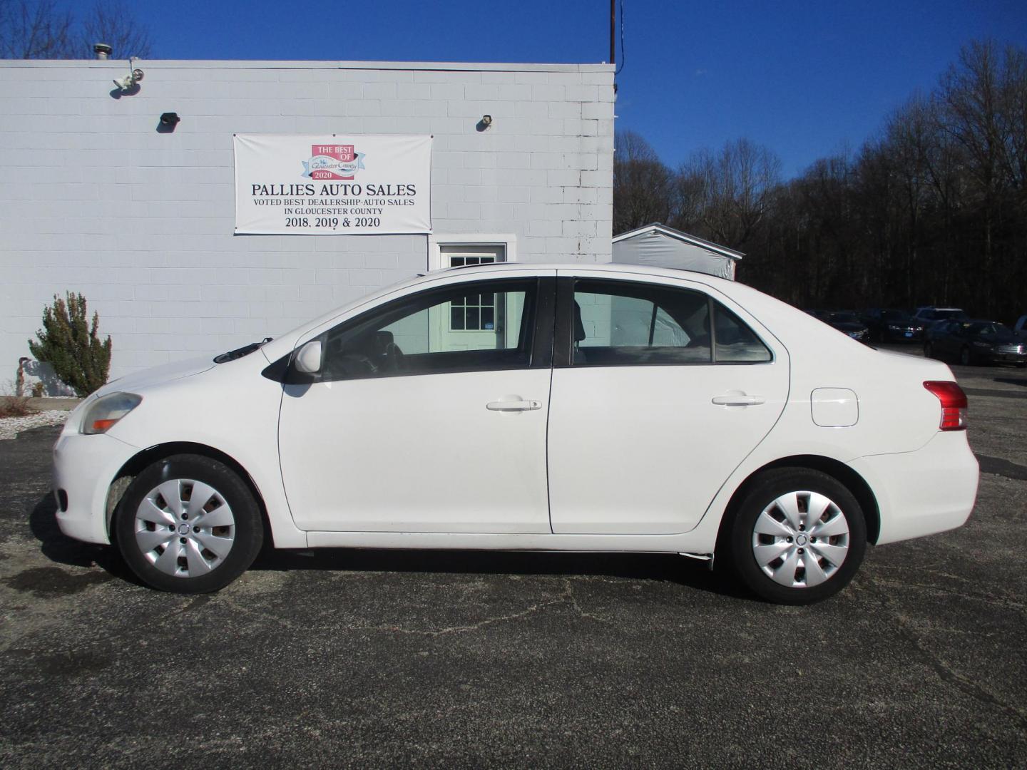 2012 WHITE Toyota Yaris Sedan 4-Speed AT (JTDBT4K31CL) with an 1.5L L4 DOHC 16V engine, 4-Speed Automatic transmission, located at 540a Delsea Drive, Sewell, NJ, 08080, (987) 867-5309, 39.752560, -75.111206 - Photo#1