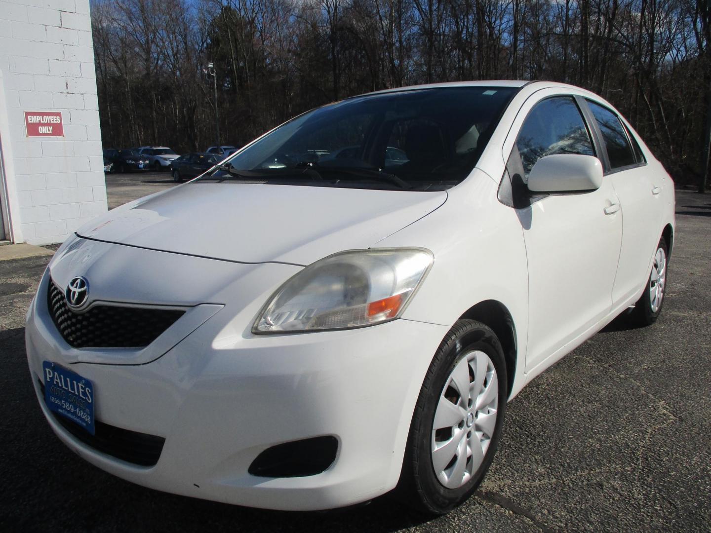 2012 WHITE Toyota Yaris Sedan 4-Speed AT (JTDBT4K31CL) with an 1.5L L4 DOHC 16V engine, 4-Speed Automatic transmission, located at 540a Delsea Drive, Sewell, NJ, 08080, (987) 867-5309, 39.752560, -75.111206 - Photo#0