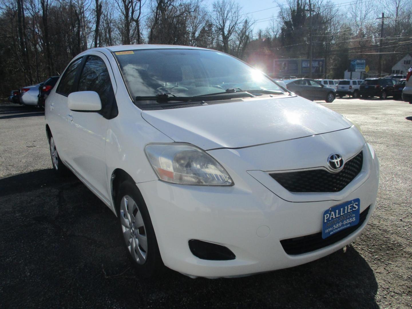 2012 WHITE Toyota Yaris Sedan 4-Speed AT (JTDBT4K31CL) with an 1.5L L4 DOHC 16V engine, 4-Speed Automatic transmission, located at 540a Delsea Drive, Sewell, NJ, 08080, (987) 867-5309, 39.752560, -75.111206 - Photo#7