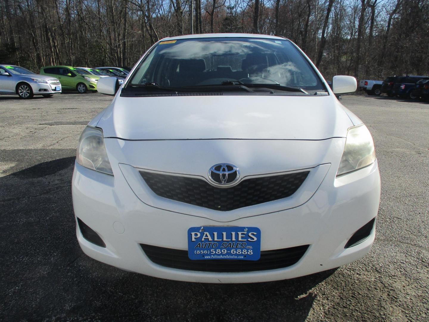 2012 WHITE Toyota Yaris Sedan 4-Speed AT (JTDBT4K31CL) with an 1.5L L4 DOHC 16V engine, 4-Speed Automatic transmission, located at 540a Delsea Drive, Sewell, NJ, 08080, (987) 867-5309, 39.752560, -75.111206 - Photo#8