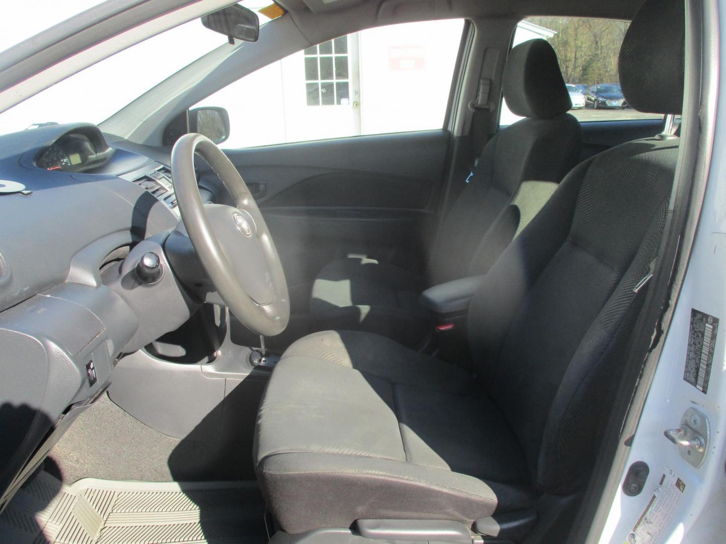 2012 WHITE Toyota Yaris Sedan 4-Speed AT (JTDBT4K31CL) with an 1.5L L4 DOHC 16V engine, 4-Speed Automatic transmission, located at 540a Delsea Drive, Sewell, NJ, 08080, (987) 867-5309, 39.752560, -75.111206 - Photo#10