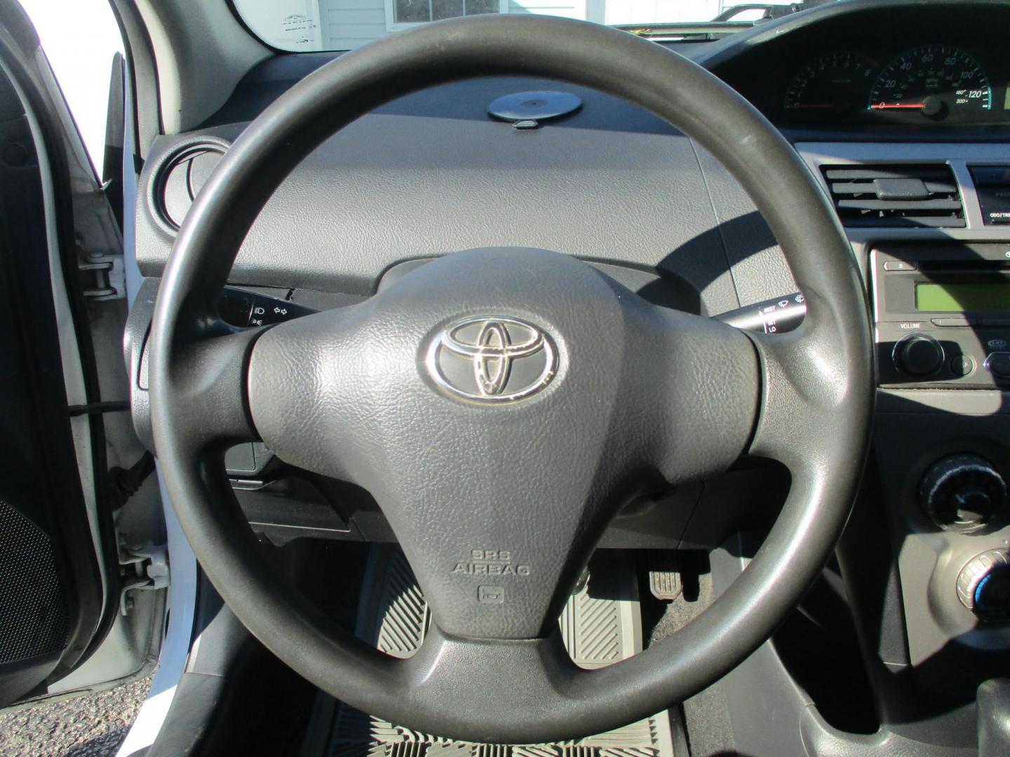 2012 WHITE Toyota Yaris Sedan 4-Speed AT (JTDBT4K31CL) with an 1.5L L4 DOHC 16V engine, 4-Speed Automatic transmission, located at 540a Delsea Drive, Sewell, NJ, 08080, (987) 867-5309, 39.752560, -75.111206 - Photo#14