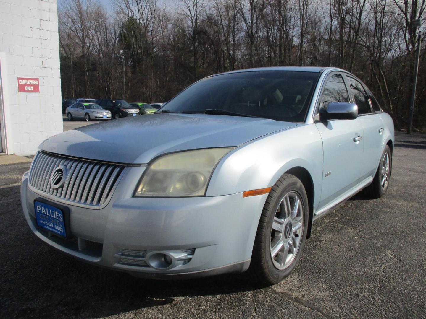 2008 BLUE Mercury Sable Premier (1MEHM42W08G) with an 3.5L V6 DOHC 24V engine, 6-Speed Automatic Overdrive transmission, located at 540a Delsea Drive, Sewell, NJ, 08080, (987) 867-5309, 39.752560, -75.111206 - Photo#0