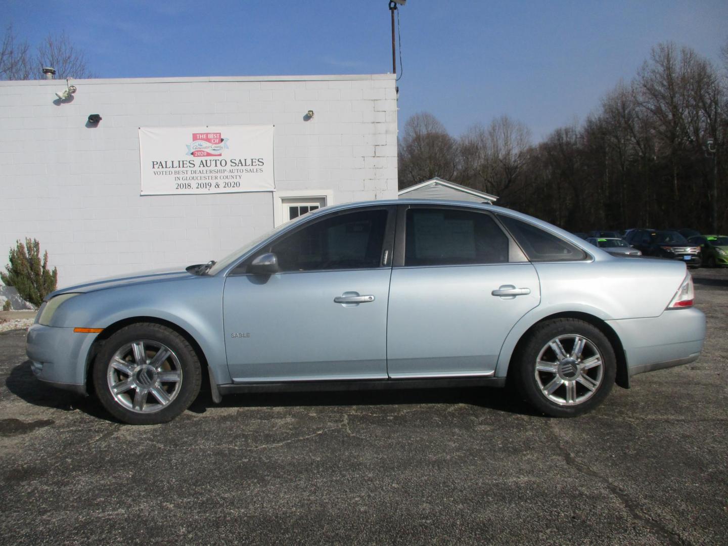 2008 BLUE Mercury Sable Premier (1MEHM42W08G) with an 3.5L V6 DOHC 24V engine, 6-Speed Automatic Overdrive transmission, located at 540a Delsea Drive, Sewell, NJ, 08080, (987) 867-5309, 39.752560, -75.111206 - Photo#1