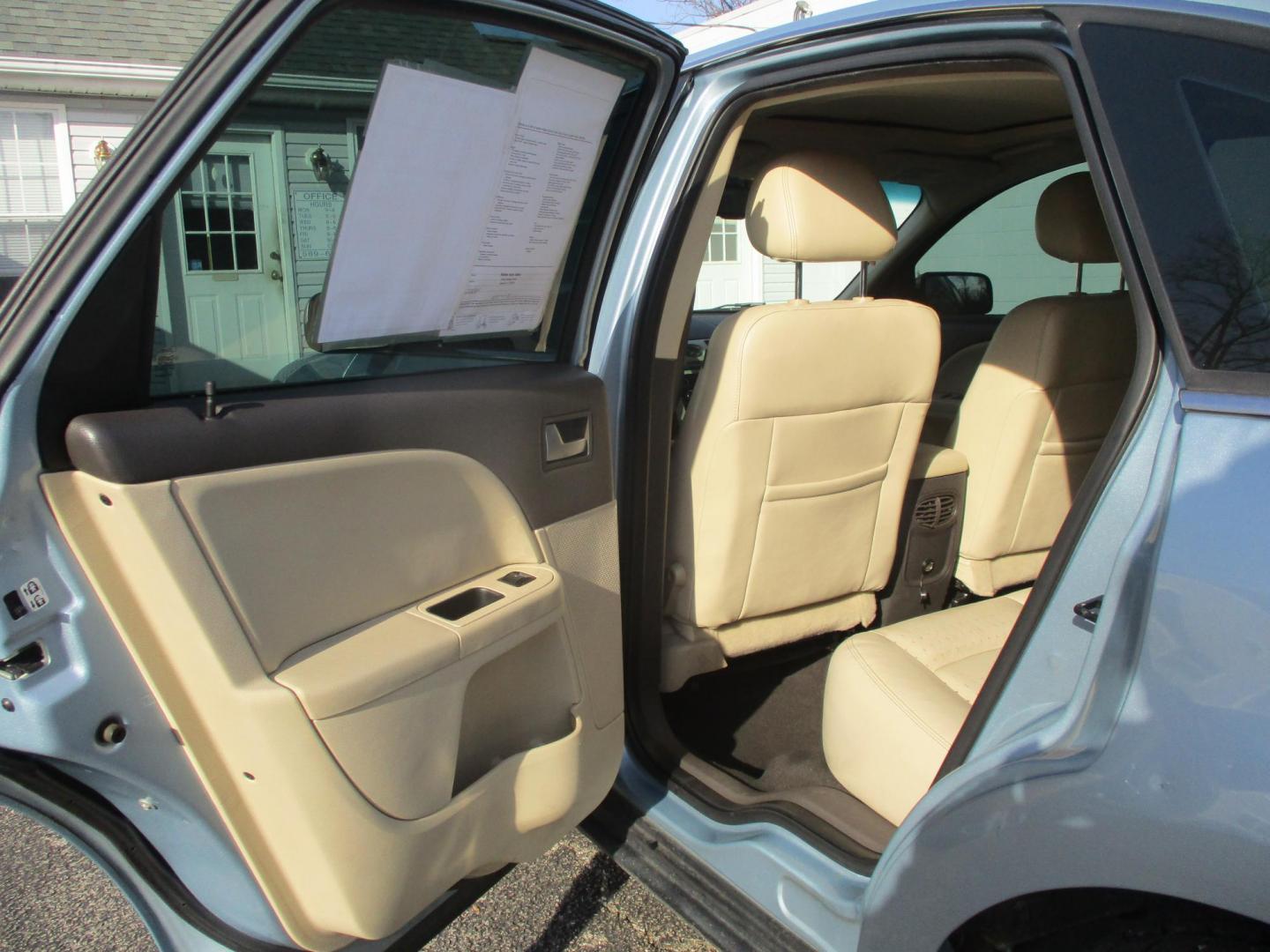 2008 BLUE Mercury Sable Premier (1MEHM42W08G) with an 3.5L V6 DOHC 24V engine, 6-Speed Automatic Overdrive transmission, located at 540a Delsea Drive, Sewell, NJ, 08080, (987) 867-5309, 39.752560, -75.111206 - Photo#12