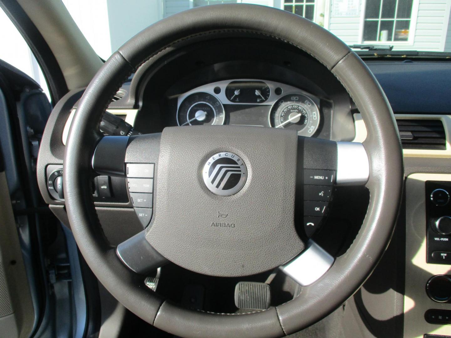 2008 BLUE Mercury Sable Premier (1MEHM42W08G) with an 3.5L V6 DOHC 24V engine, 6-Speed Automatic Overdrive transmission, located at 540a Delsea Drive, Sewell, NJ, 08080, (987) 867-5309, 39.752560, -75.111206 - Photo#15