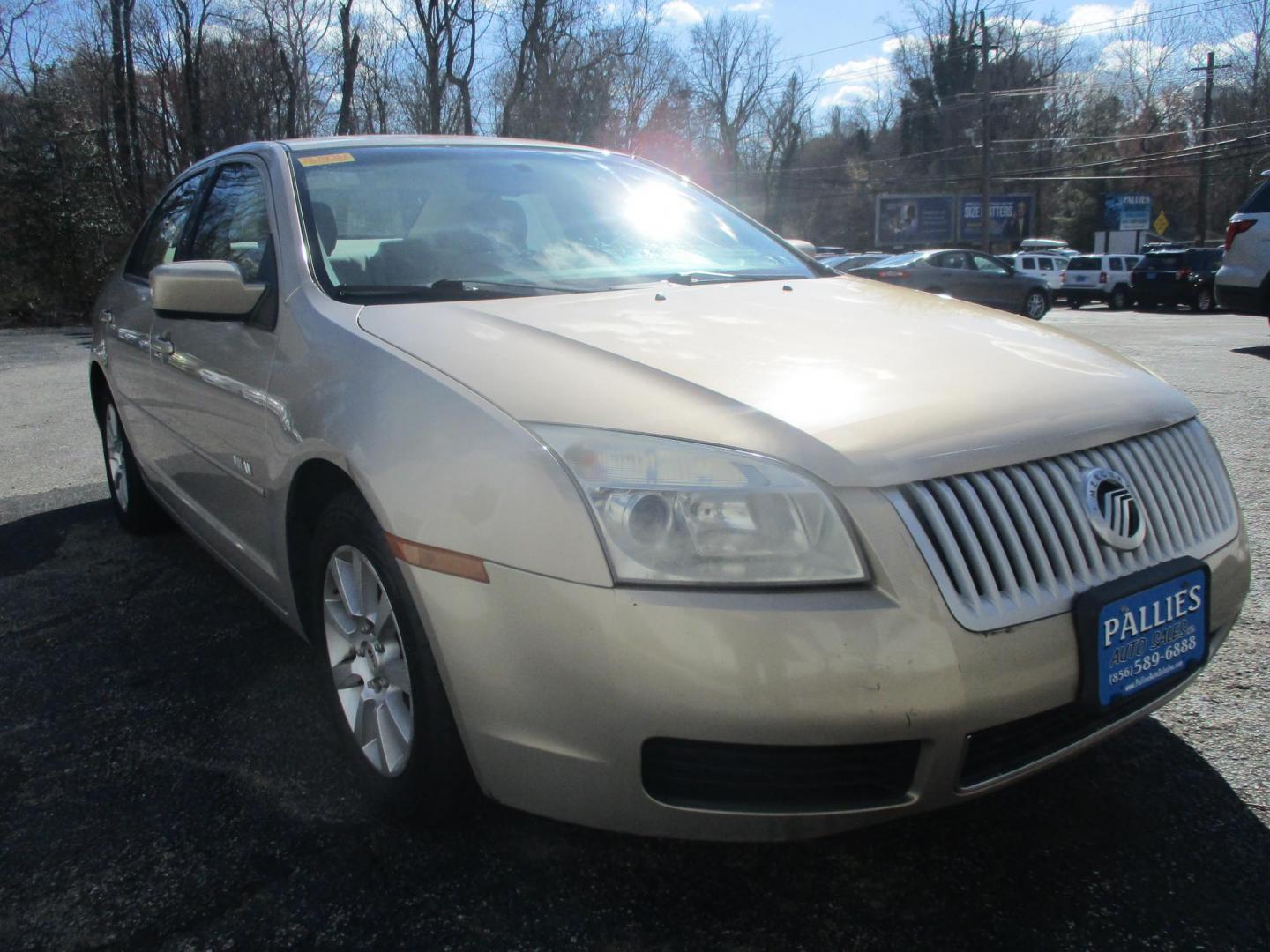 2008 TAN Mercury Milan I4 (3MEHM07Z48R) with an 2.3L L4 DOHC 16V engine, located at 540a Delsea Drive, Sewell, NJ, 08080, (987) 867-5309, 39.752560, -75.111206 - Photo#7