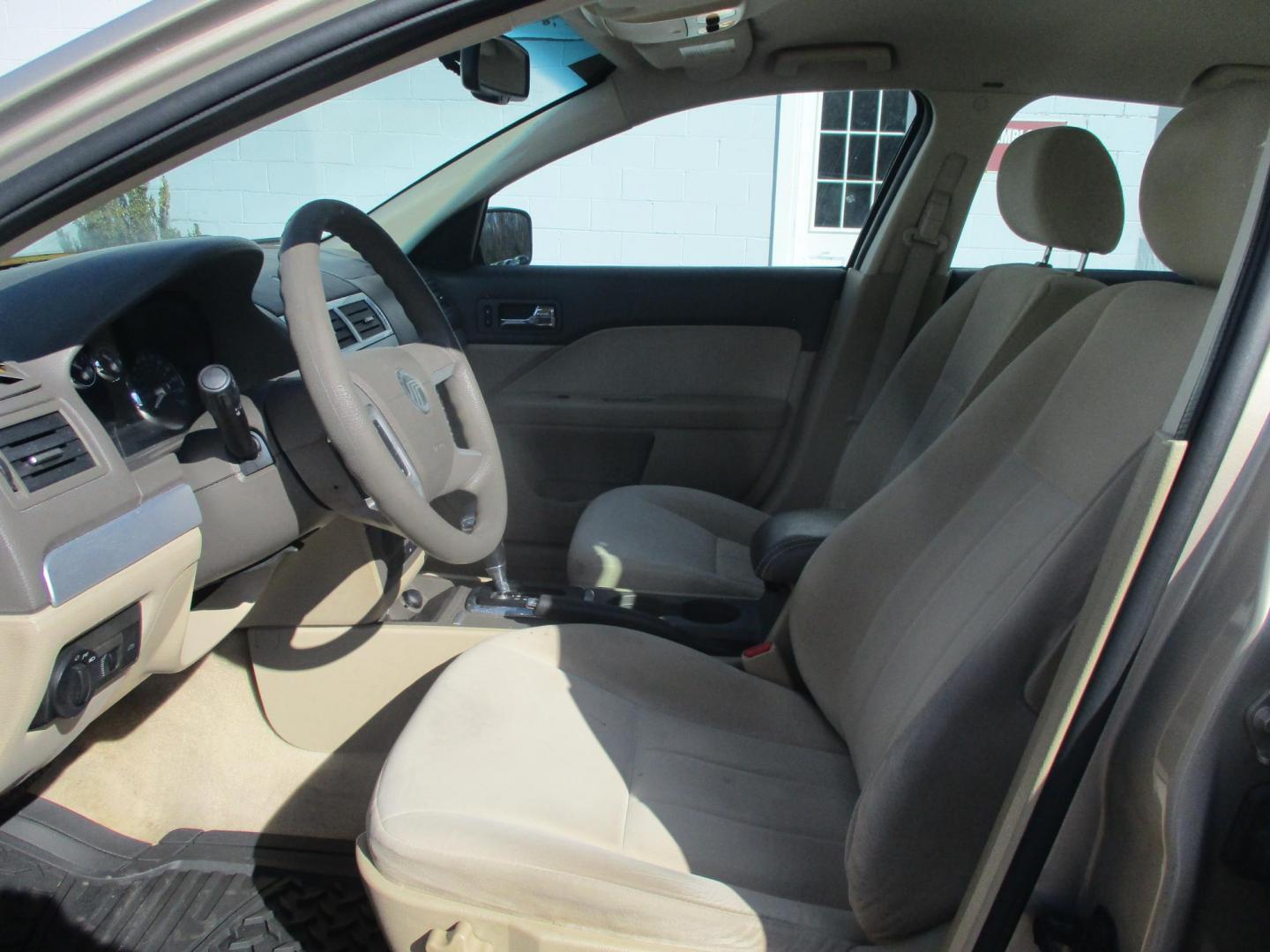 2008 TAN Mercury Milan I4 (3MEHM07Z48R) with an 2.3L L4 DOHC 16V engine, located at 540a Delsea Drive, Sewell, NJ, 08080, (987) 867-5309, 39.752560, -75.111206 - Photo#11