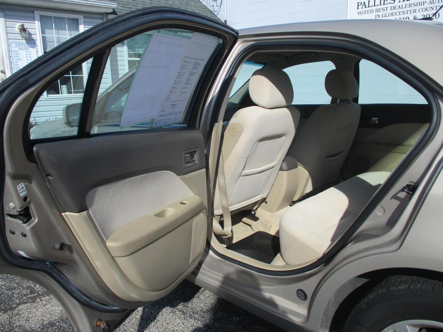 2008 TAN Mercury Milan I4 (3MEHM07Z48R) with an 2.3L L4 DOHC 16V engine, located at 540a Delsea Drive, Sewell, NJ, 08080, (987) 867-5309, 39.752560, -75.111206 - Photo#12