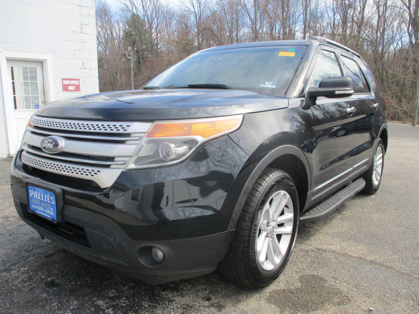 2014 BLACK Ford Explorer XLT 4WD (1FM5K8D86EG) with an 3.5L V6 DOHC 24V engine, 6-Speed Automatic transmission, located at 540a Delsea Drive, Sewell, NJ, 08080, (987) 867-5309, 39.752560, -75.111206 - Photo#0