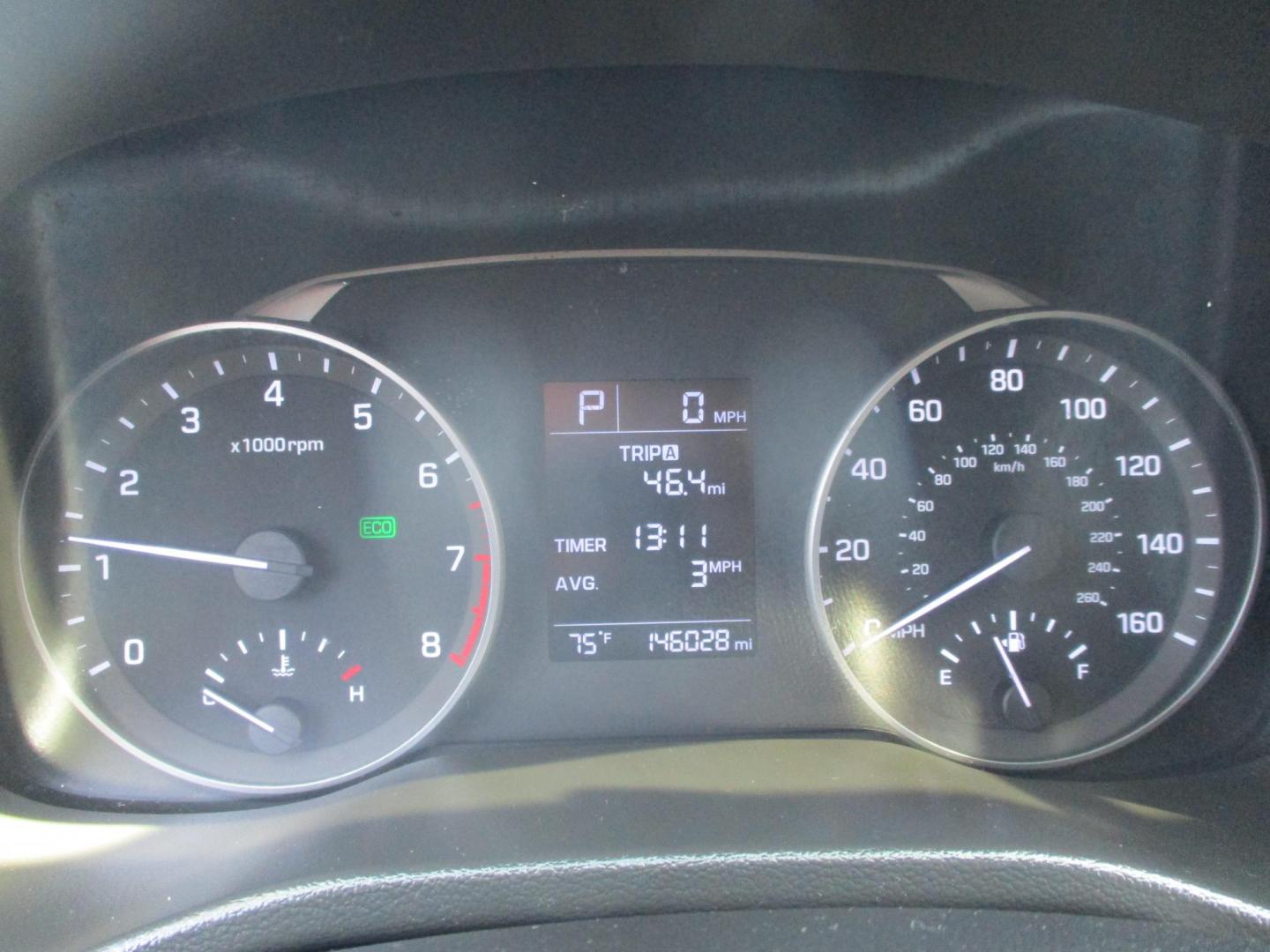 2018 BLACK Hyundai Elantra SE 6AT (5NPD74LF5JH) with an 1.8L L4 DOHC 16V engine, 6A transmission, located at 540a Delsea Drive, Sewell, NJ, 08080, (987) 867-5309, 39.752560, -75.111206 - Photo#17