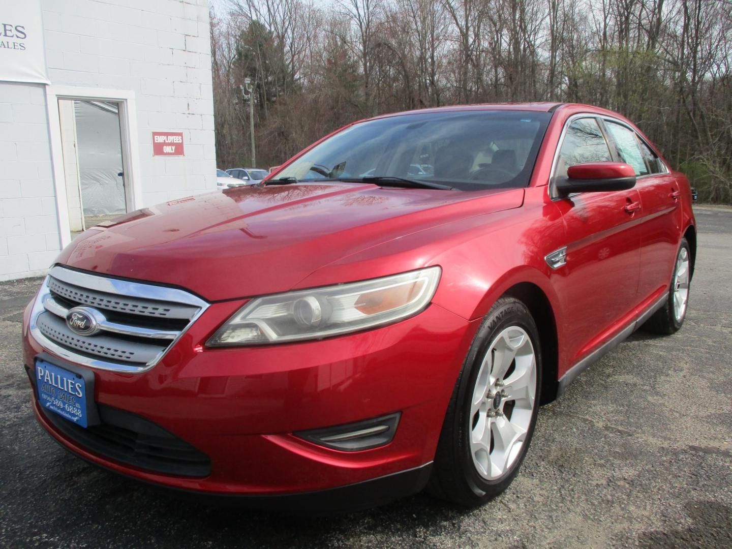 2011 RED Ford Taurus SEL FWD (1FAHP2EW4BG) with an 3.5L V6 DOHC 24V engine, 6-Speed Automatic transmission, located at 540a Delsea Drive, Sewell, NJ, 08080, (987) 867-5309, 39.752560, -75.111206 - Photo#0