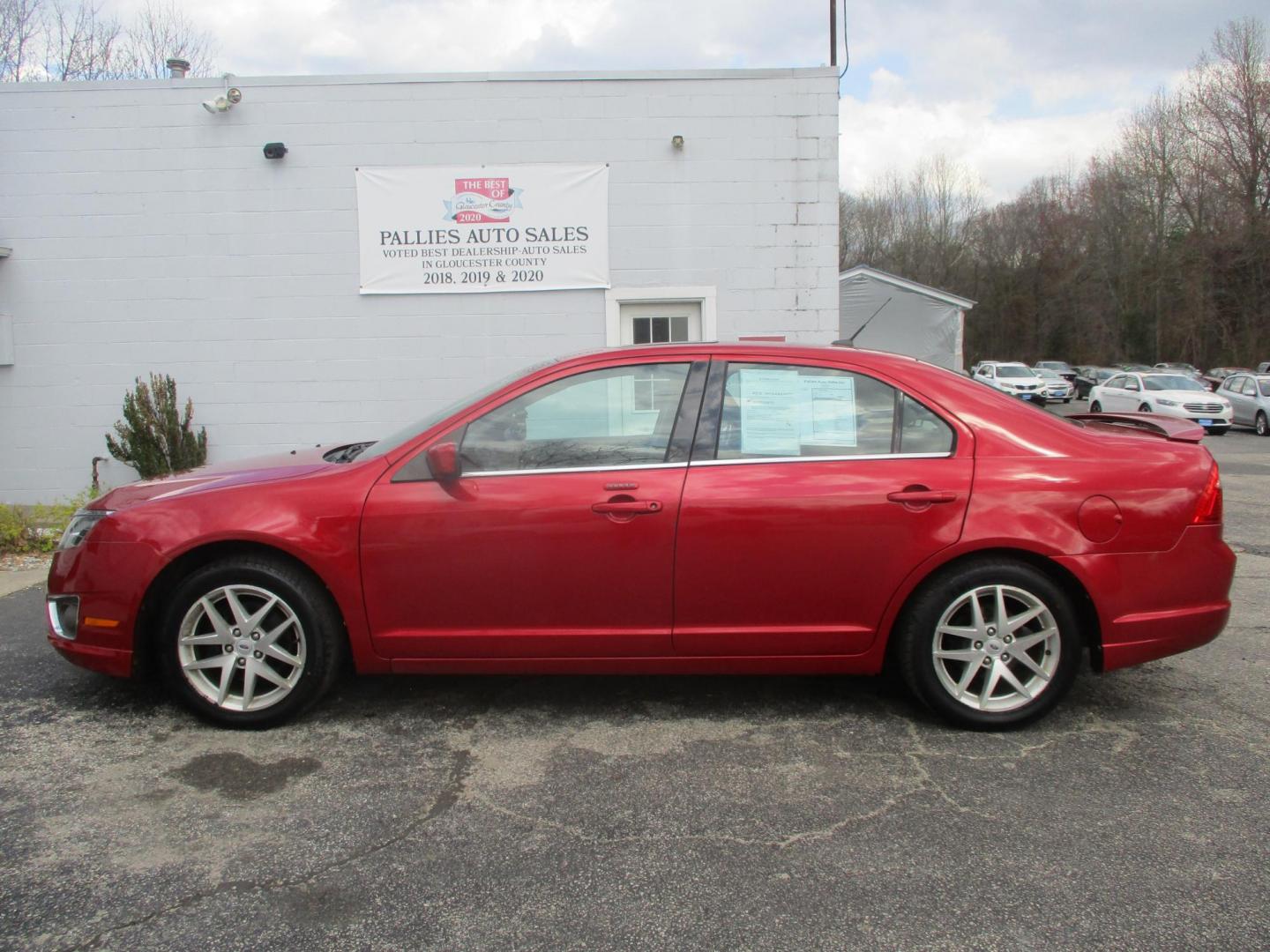 2012 RED Ford Fusion SEL (3FAHP0JG5CR) with an 3.0L V6 DOHC 24V engine, located at 540a Delsea Drive, Sewell, NJ, 08080, (987) 867-5309, 39.752560, -75.111206 - Photo#1
