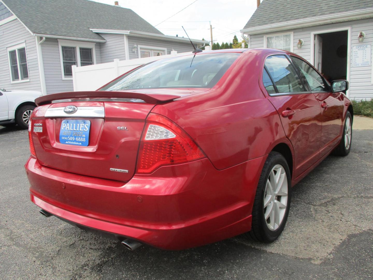 2012 RED Ford Fusion SEL (3FAHP0JG5CR) with an 3.0L V6 DOHC 24V engine, located at 540a Delsea Drive, Sewell, NJ, 08080, (987) 867-5309, 39.752560, -75.111206 - Photo#6