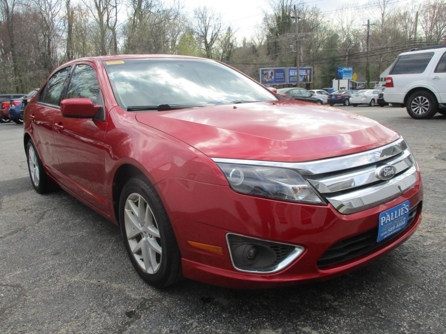 2012 RED Ford Fusion SEL (3FAHP0JG5CR) with an 3.0L V6 DOHC 24V engine, located at 540a Delsea Drive, Sewell, NJ, 08080, (987) 867-5309, 39.752560, -75.111206 - Photo#8