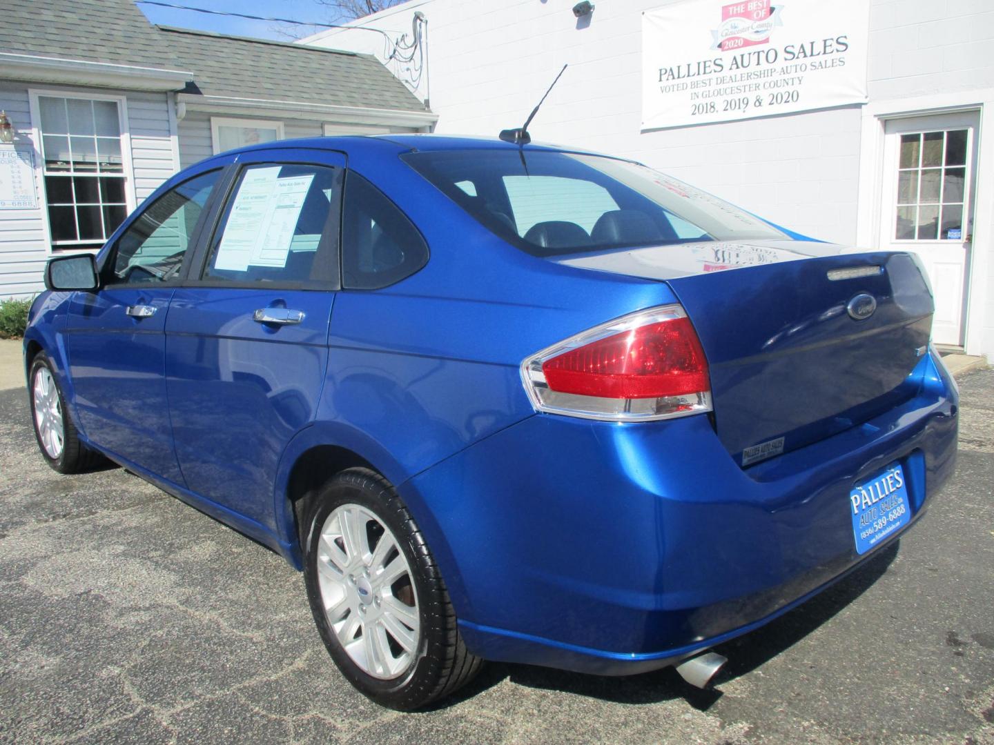 2011 BLUE Ford Focus SEL Sedan (1FAHP3HN7BW) with an 2.0L L4 DOHC 16V engine, located at 540a Delsea Drive, Sewell, NJ, 08080, (987) 867-5309, 39.752560, -75.111206 - Photo#2