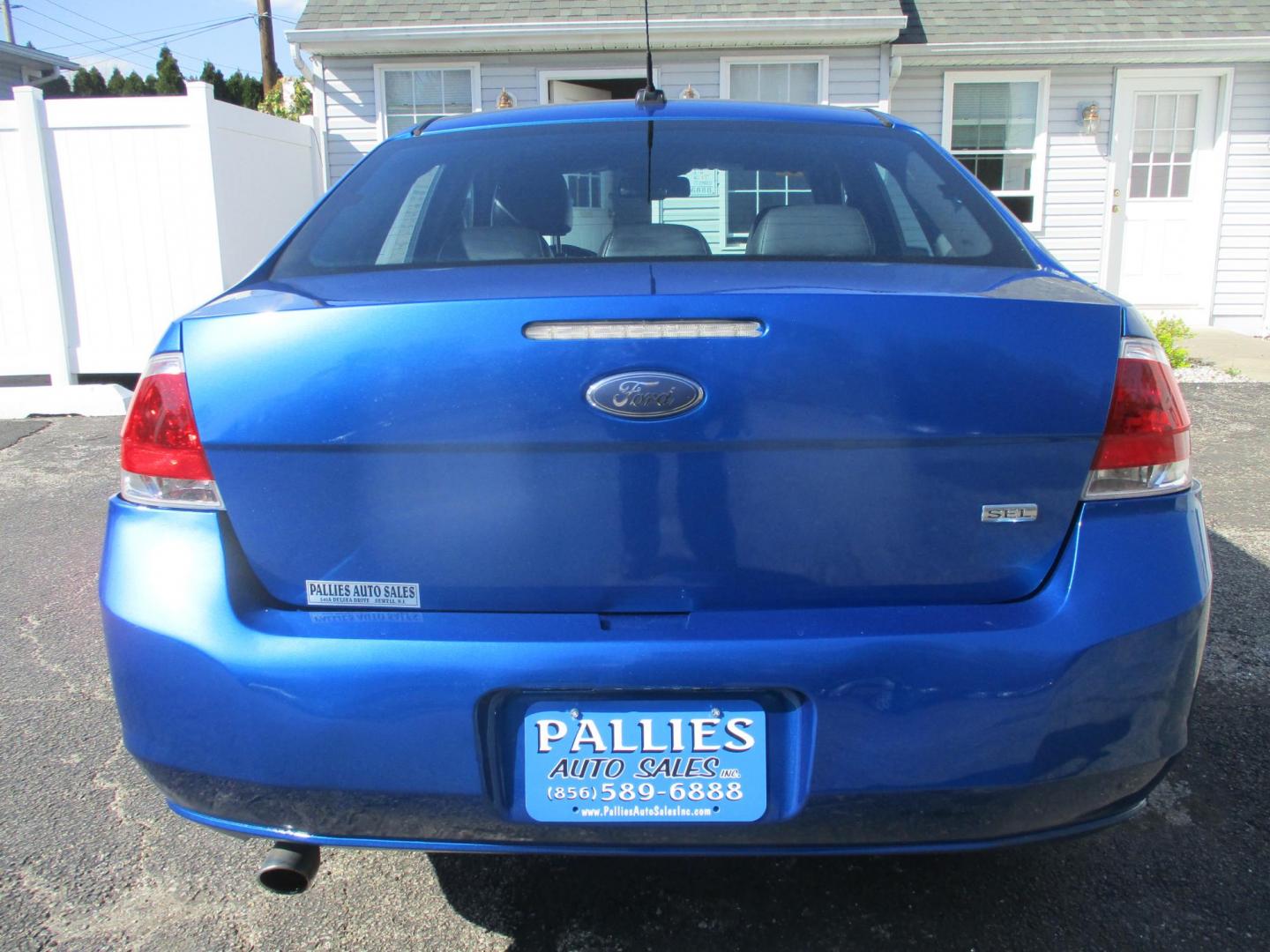 2011 BLUE Ford Focus SEL Sedan (1FAHP3HN7BW) with an 2.0L L4 DOHC 16V engine, located at 540a Delsea Drive, Sewell, NJ, 08080, (987) 867-5309, 39.752560, -75.111206 - Photo#3