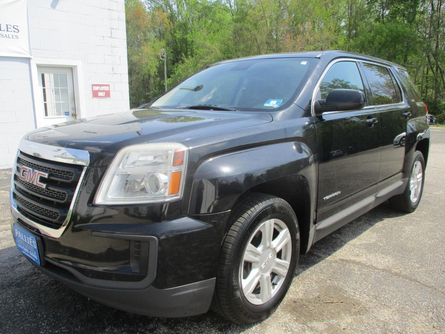 2016 BLACK GMC Terrain SLE1 FWD (2GKALMEK9G6) with an 2.4L L4 DOHC 16V engine, 6A transmission, located at 540a Delsea Drive, Sewell, NJ, 08080, (987) 867-5309, 39.752560, -75.111206- Photo#0
