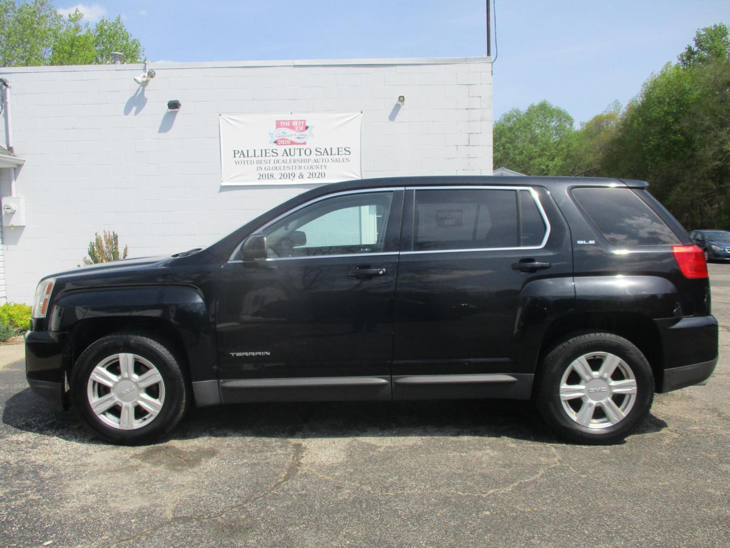 2016 BLACK GMC Terrain SLE1 FWD (2GKALMEK9G6) with an 2.4L L4 DOHC 16V engine, 6A transmission, located at 540a Delsea Drive, Sewell, NJ, 08080, (987) 867-5309, 39.752560, -75.111206- Photo#1