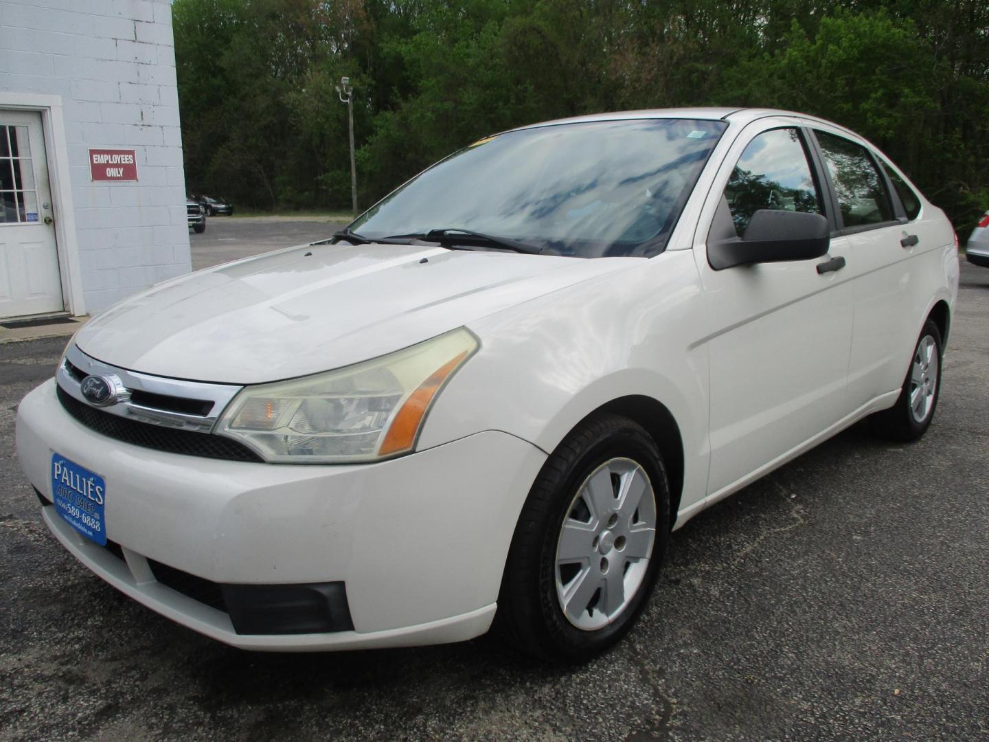 2010 WHITE Ford Focus S Sedan (1FAHP3EN4AW) with an 2.0L L4 DOHC 16V engine, located at 540a Delsea Drive, Sewell, NJ, 08080, (987) 867-5309, 39.752560, -75.111206 - Photo#0