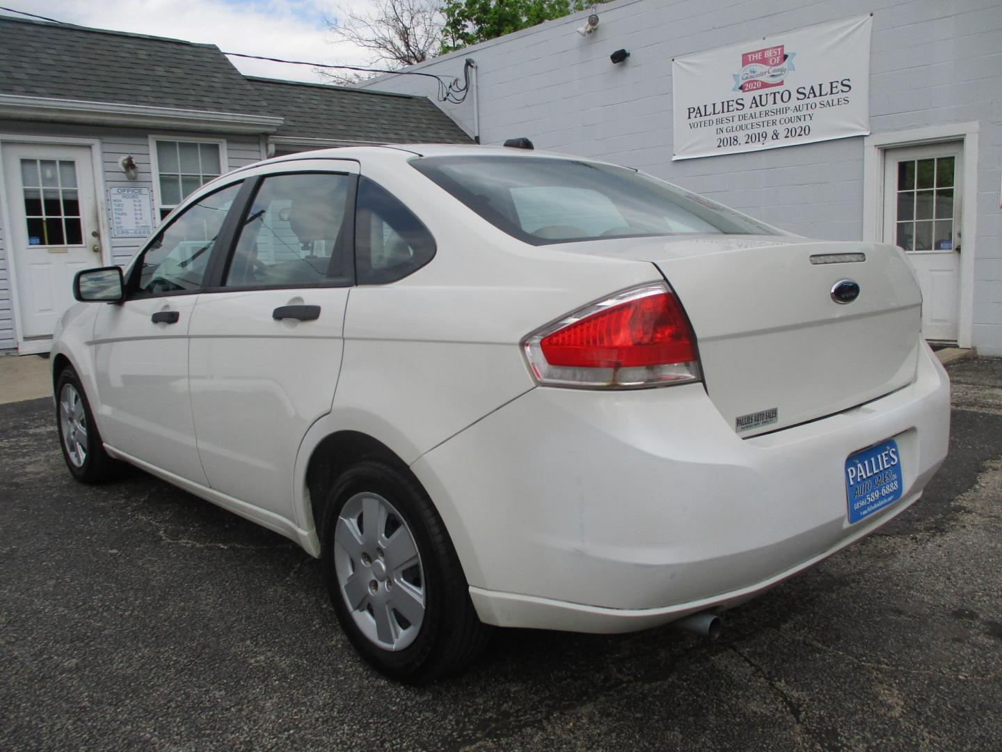 2010 WHITE Ford Focus S Sedan (1FAHP3EN4AW) with an 2.0L L4 DOHC 16V engine, located at 540a Delsea Drive, Sewell, NJ, 08080, (987) 867-5309, 39.752560, -75.111206 - Photo#2