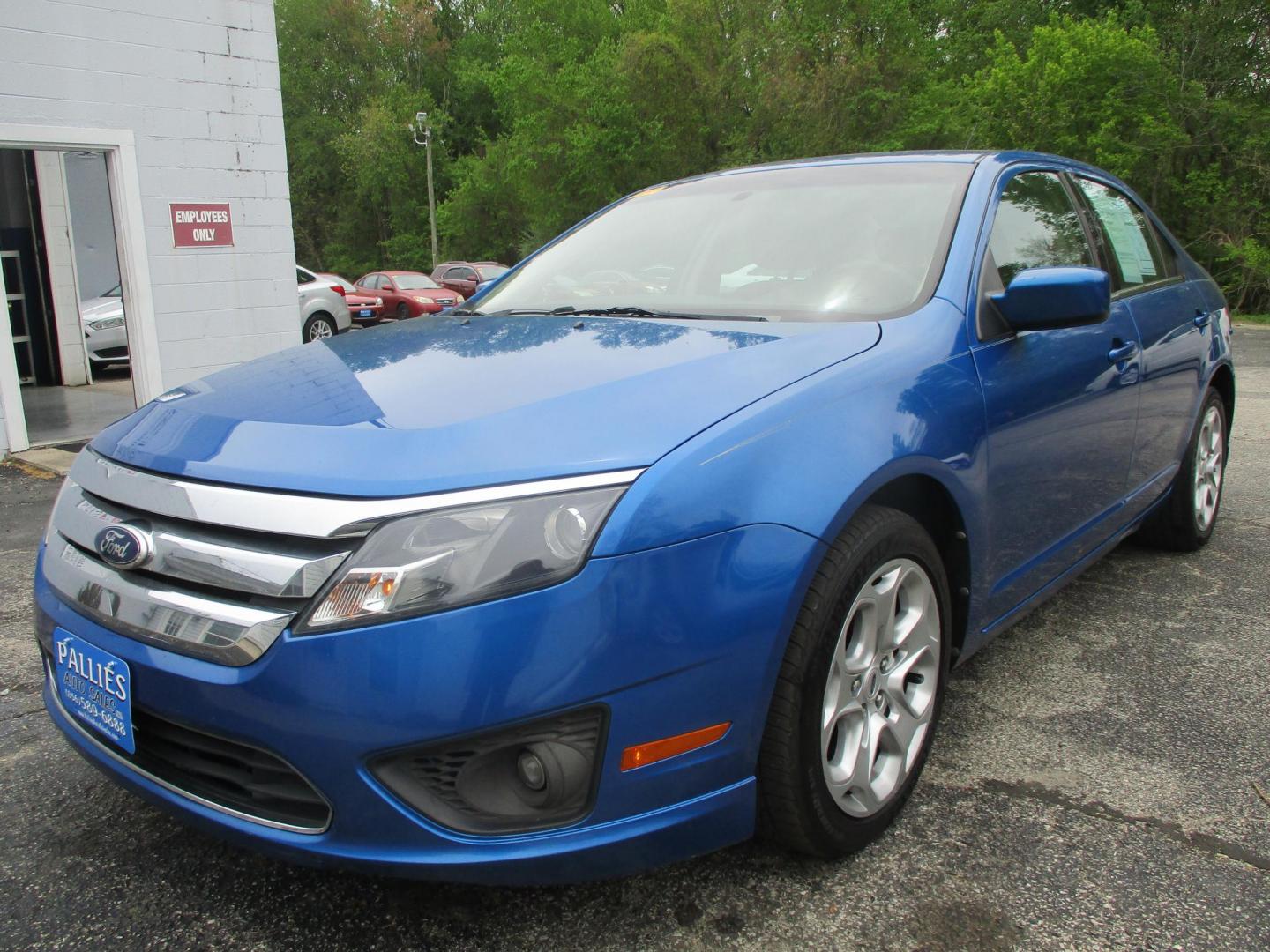 2011 BLUE Ford Fusion I4 SE (3FAHP0HA5BR) with an 2.5L L4 DOHC 16V engine, located at 540a Delsea Drive, Sewell, NJ, 08080, (987) 867-5309, 39.752560, -75.111206 - Photo#0