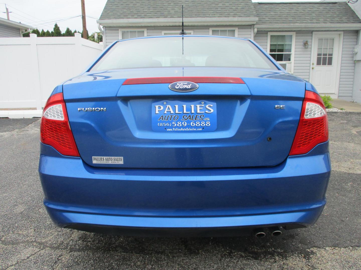 2011 BLUE Ford Fusion I4 SE (3FAHP0HA5BR) with an 2.5L L4 DOHC 16V engine, located at 540a Delsea Drive, Sewell, NJ, 08080, (987) 867-5309, 39.752560, -75.111206 - Photo#3