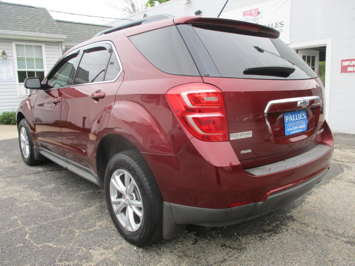 2016 RED Chevrolet Equinox LT AWD (2GNFLFEK3G6) with an 2.4L L4 DOHC 16V FFV engine, 6A transmission, located at 540a Delsea Drive, Sewell, NJ, 08080, (987) 867-5309, 39.752560, -75.111206 - Photo#2