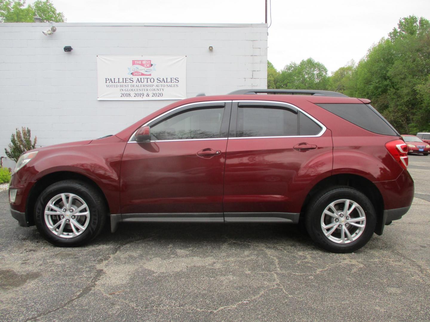 2016 RED Chevrolet Equinox LT AWD (2GNFLFEK3G6) with an 2.4L L4 DOHC 16V FFV engine, 6A transmission, located at 540a Delsea Drive, Sewell, NJ, 08080, (987) 867-5309, 39.752560, -75.111206 - Photo#1