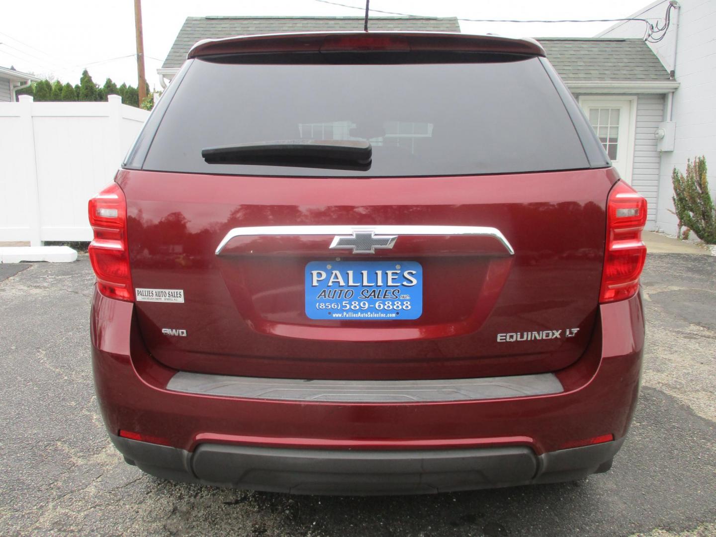 2016 RED Chevrolet Equinox LT AWD (2GNFLFEK3G6) with an 2.4L L4 DOHC 16V FFV engine, 6A transmission, located at 540a Delsea Drive, Sewell, NJ, 08080, (987) 867-5309, 39.752560, -75.111206 - Photo#3