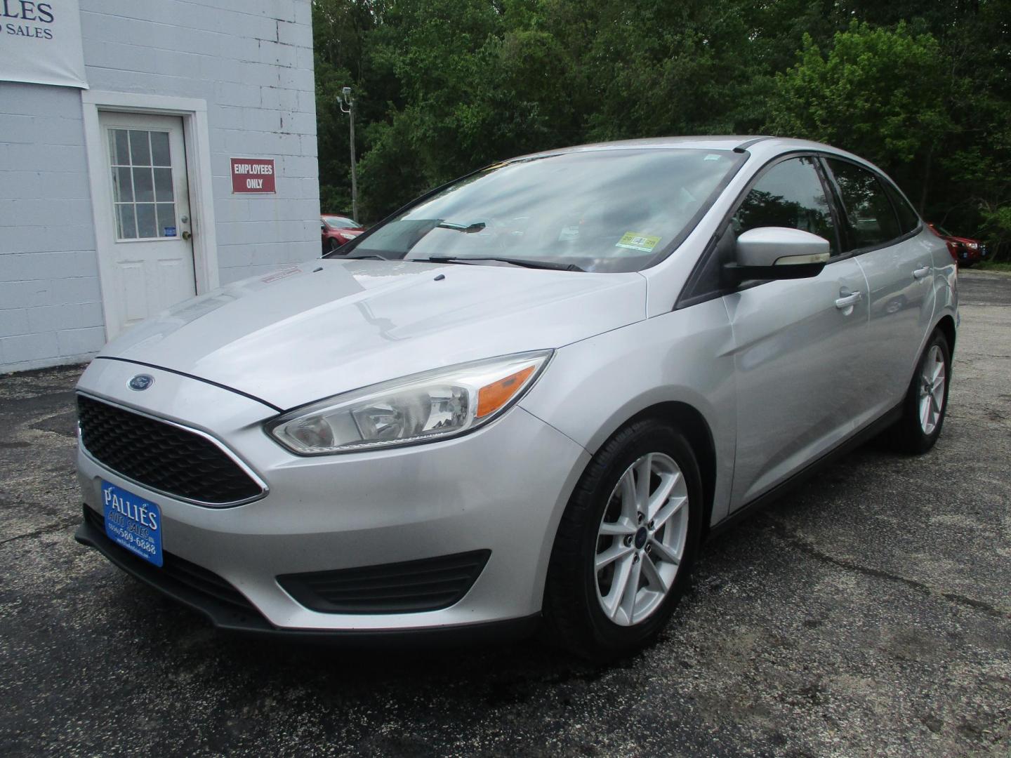 2017 SILVER Ford Focus SE Sedan (1FADP3F27HL) with an 2.0L L4 DOHC 16V engine, located at 540a Delsea Drive, Sewell, NJ, 08080, (987) 867-5309, 39.752560, -75.111206- Photo#0