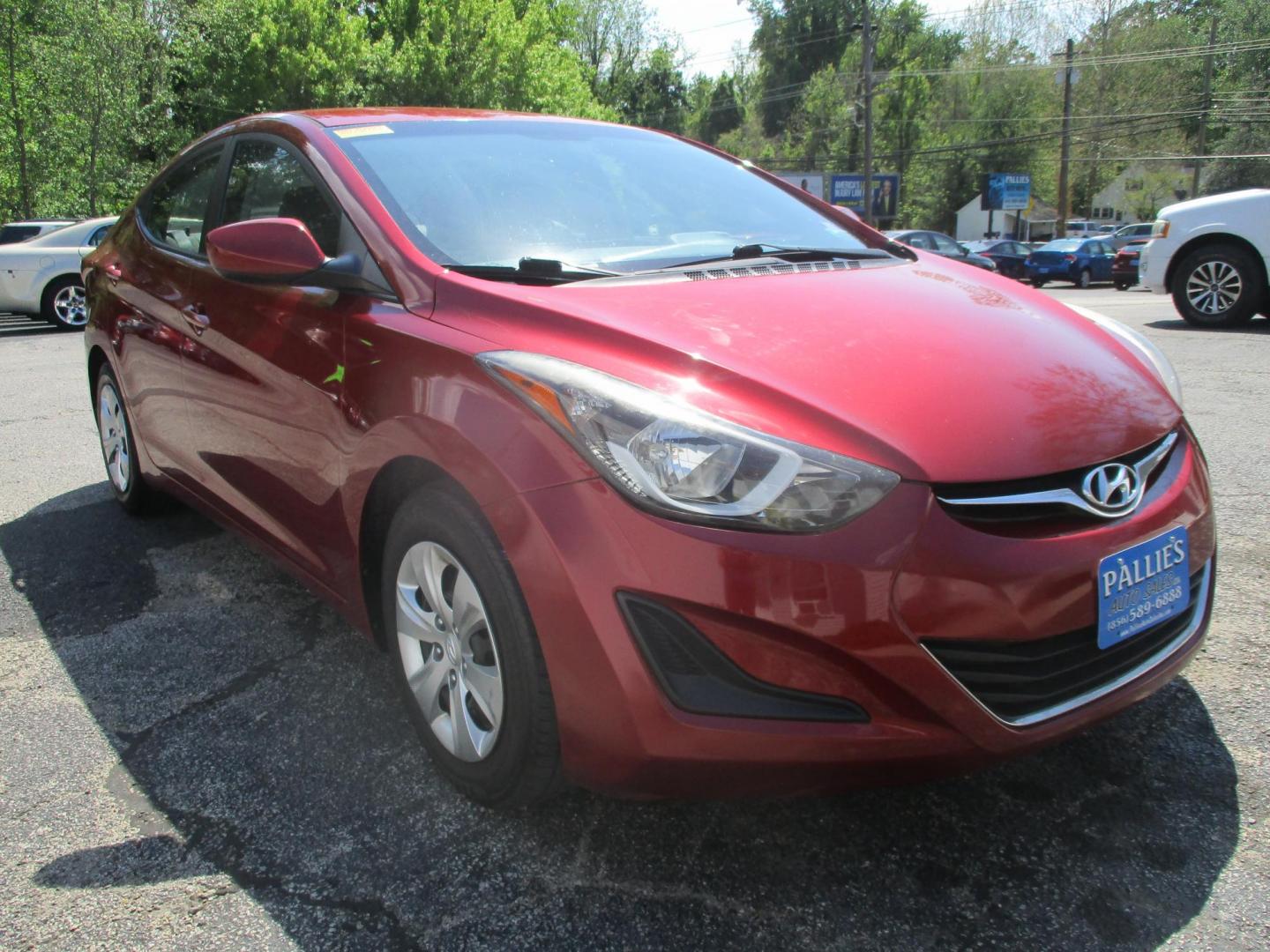 2016 RED Hyundai Elantra Limited (5NPDH4AE6GH) with an 1.8L L4 DOHC 16V engine, 6-Speed Automatic transmission, located at 540a Delsea Drive, Sewell, NJ, 08080, (987) 867-5309, 39.752560, -75.111206 - Photo#7