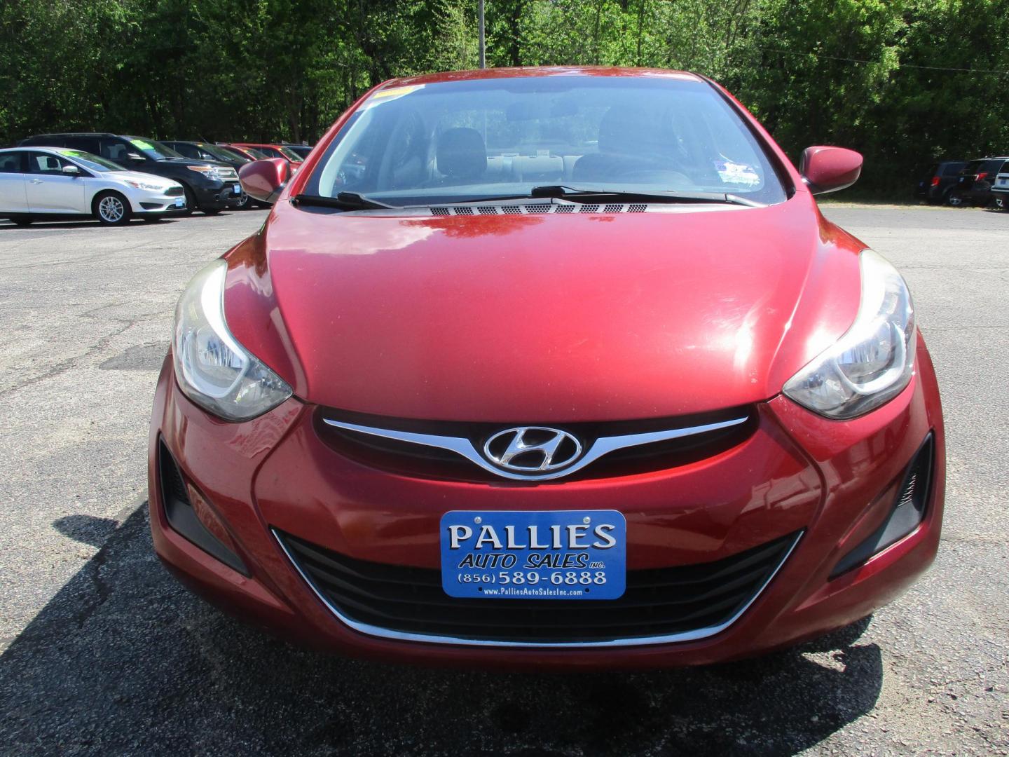 2016 RED Hyundai Elantra Limited (5NPDH4AE6GH) with an 1.8L L4 DOHC 16V engine, 6-Speed Automatic transmission, located at 540a Delsea Drive, Sewell, NJ, 08080, (987) 867-5309, 39.752560, -75.111206 - Photo#8