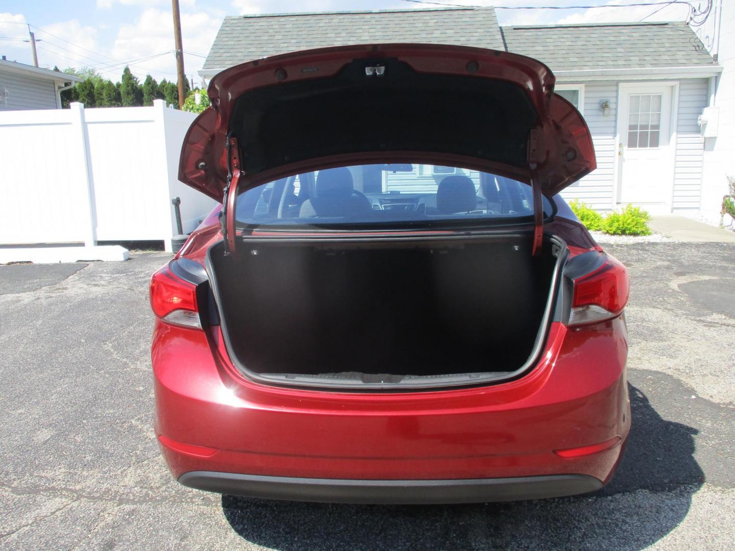 2016 RED Hyundai Elantra Limited (5NPDH4AE6GH) with an 1.8L L4 DOHC 16V engine, 6-Speed Automatic transmission, located at 540a Delsea Drive, Sewell, NJ, 08080, (987) 867-5309, 39.752560, -75.111206 - Photo#23