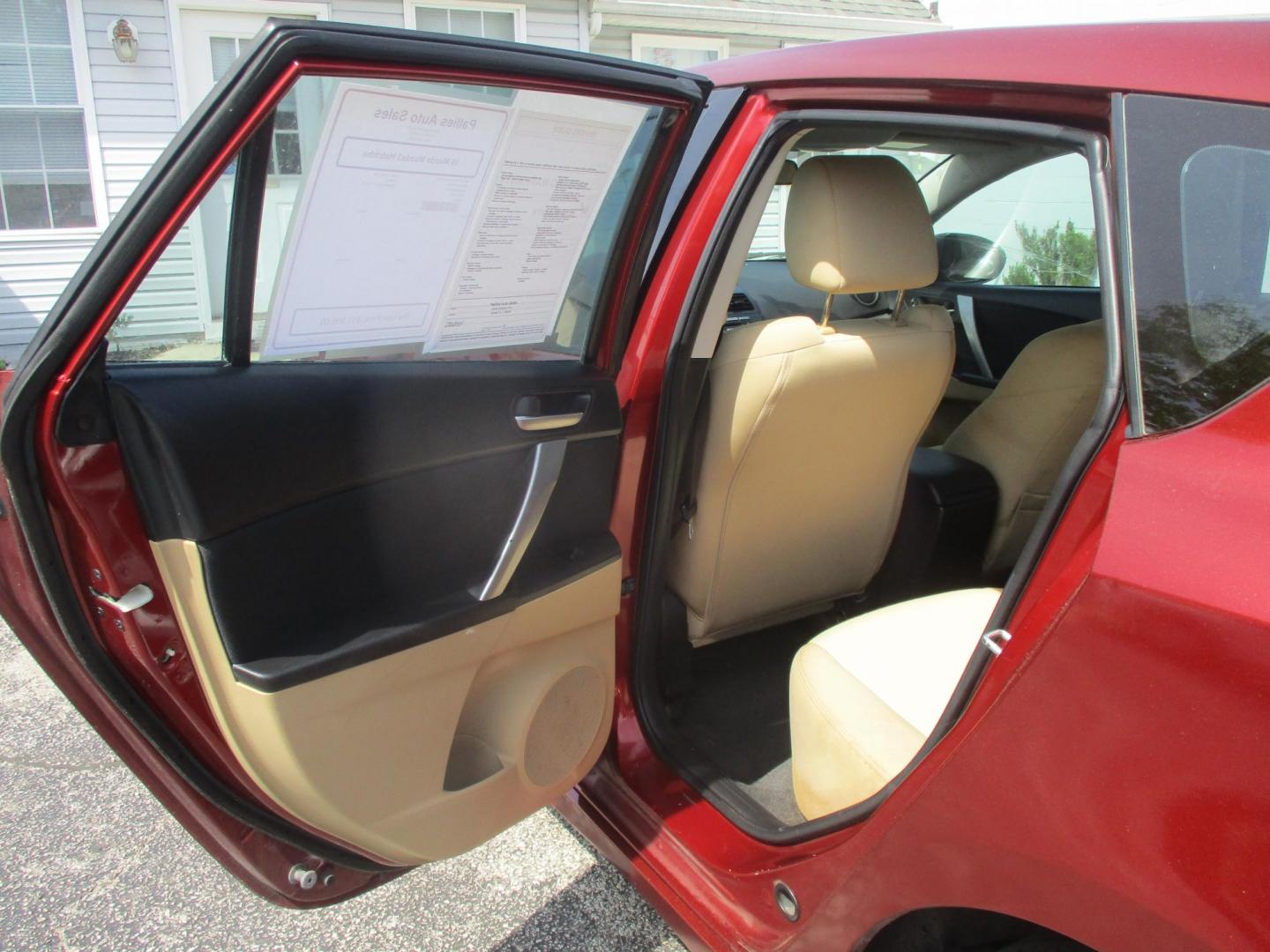 2010 RED Mazda MAZDA3 s Grand Touring 5-Door (JM1BL1H64A1) with an 2.5L L4 DOHC 16V engine, located at 540a Delsea Drive, Sewell, NJ, 08080, (987) 867-5309, 39.752560, -75.111206- Photo#12