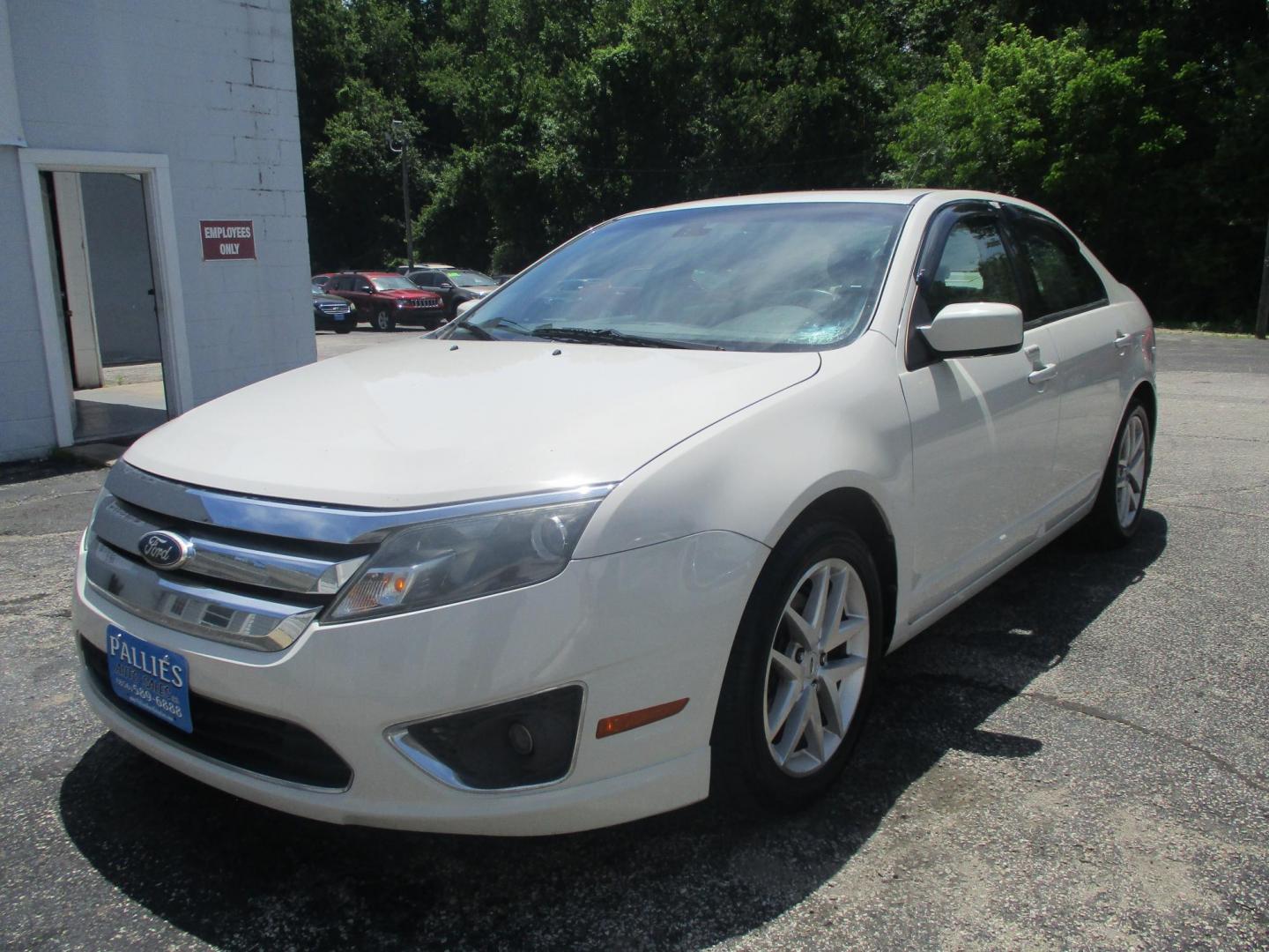 2011 WHITE Ford Fusion I4 SEL (3FAHP0JA4BR) with an 2.5L L4 DOHC 16V engine, located at 540a Delsea Drive, Sewell, NJ, 08080, (987) 867-5309, 39.752560, -75.111206- Photo#0