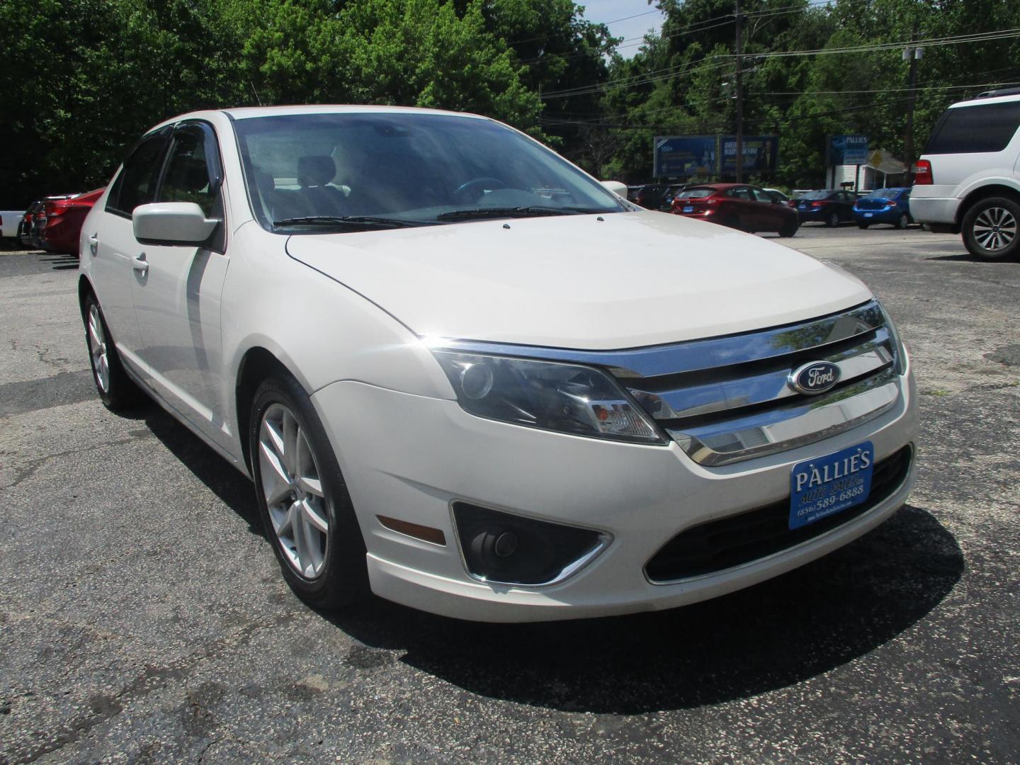 2011 WHITE Ford Fusion I4 SEL (3FAHP0JA4BR) with an 2.5L L4 DOHC 16V engine, located at 540a Delsea Drive, Sewell, NJ, 08080, (987) 867-5309, 39.752560, -75.111206- Photo#8
