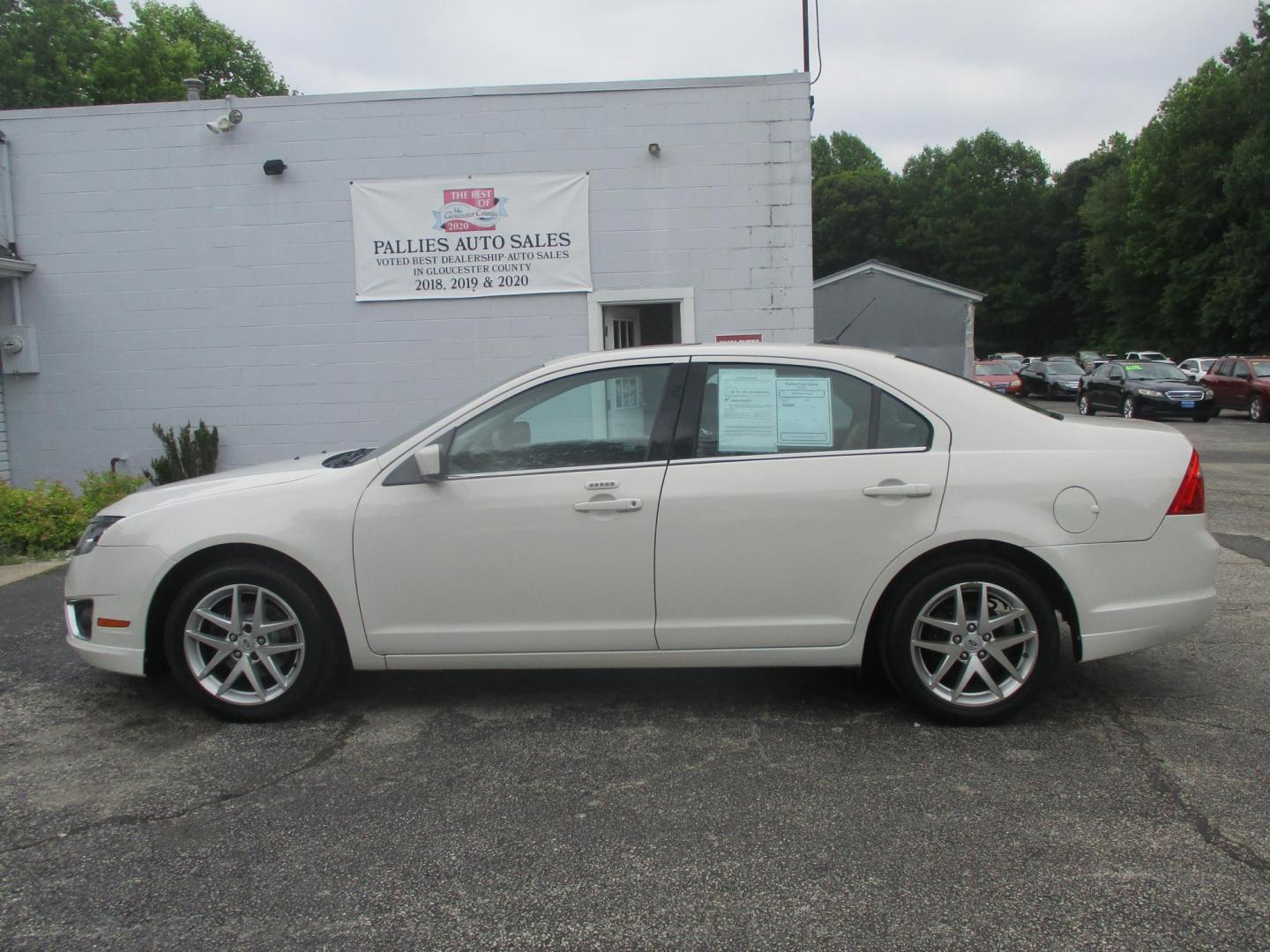 2012 WHITE Ford Fusion SEL (3FAHP0JA7CR) with an 2.5L L4 DOHC 16V engine, located at 540a Delsea Drive, Sewell, NJ, 08080, (987) 867-5309, 39.752560, -75.111206- Photo#1