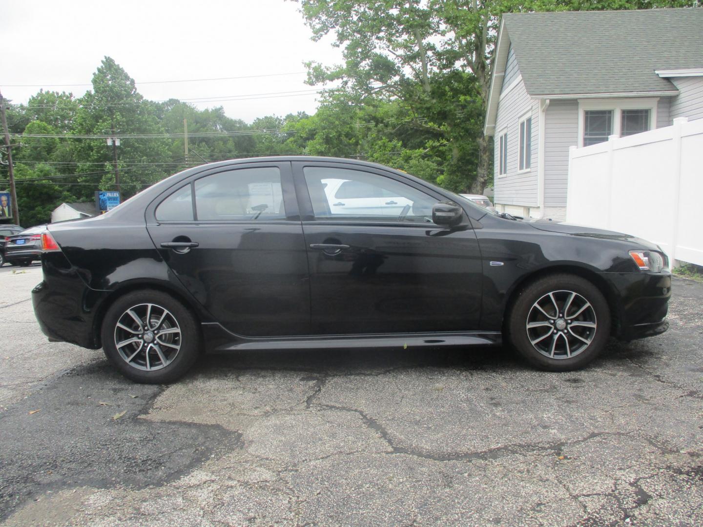 2015 BLACK Mitsubishi Lancer SE AWC (JA32V2FW4FU) with an 2.4L L4 SOHC 16V engine, Continuously Variable Transmission transmission, located at 540a Delsea Drive, Sewell, NJ, 08080, (987) 867-5309, 39.752560, -75.111206- Photo#7