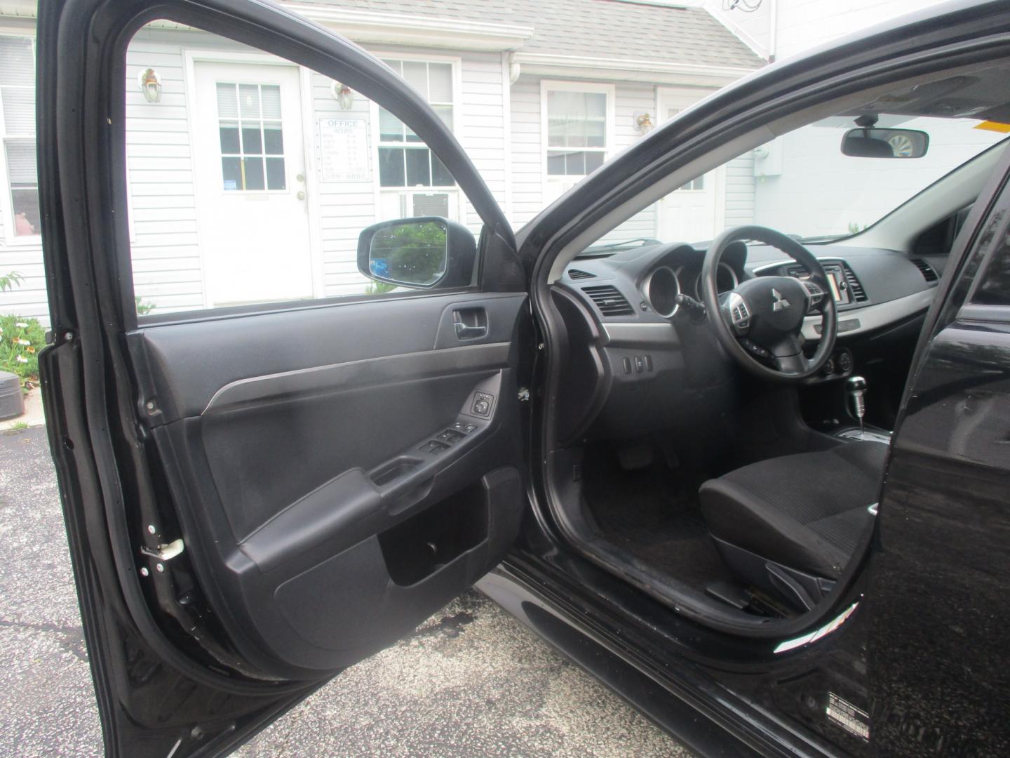 2015 BLACK Mitsubishi Lancer SE AWC (JA32V2FW4FU) with an 2.4L L4 SOHC 16V engine, Continuously Variable Transmission transmission, located at 540a Delsea Drive, Sewell, NJ, 08080, (987) 867-5309, 39.752560, -75.111206- Photo#10