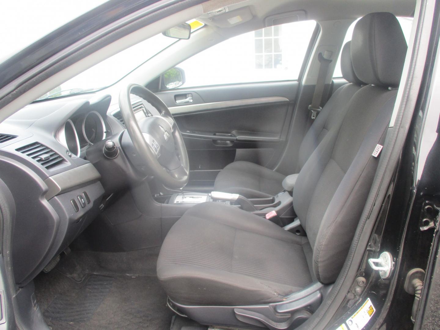 2015 BLACK Mitsubishi Lancer SE AWC (JA32V2FW4FU) with an 2.4L L4 SOHC 16V engine, Continuously Variable Transmission transmission, located at 540a Delsea Drive, Sewell, NJ, 08080, (987) 867-5309, 39.752560, -75.111206- Photo#12
