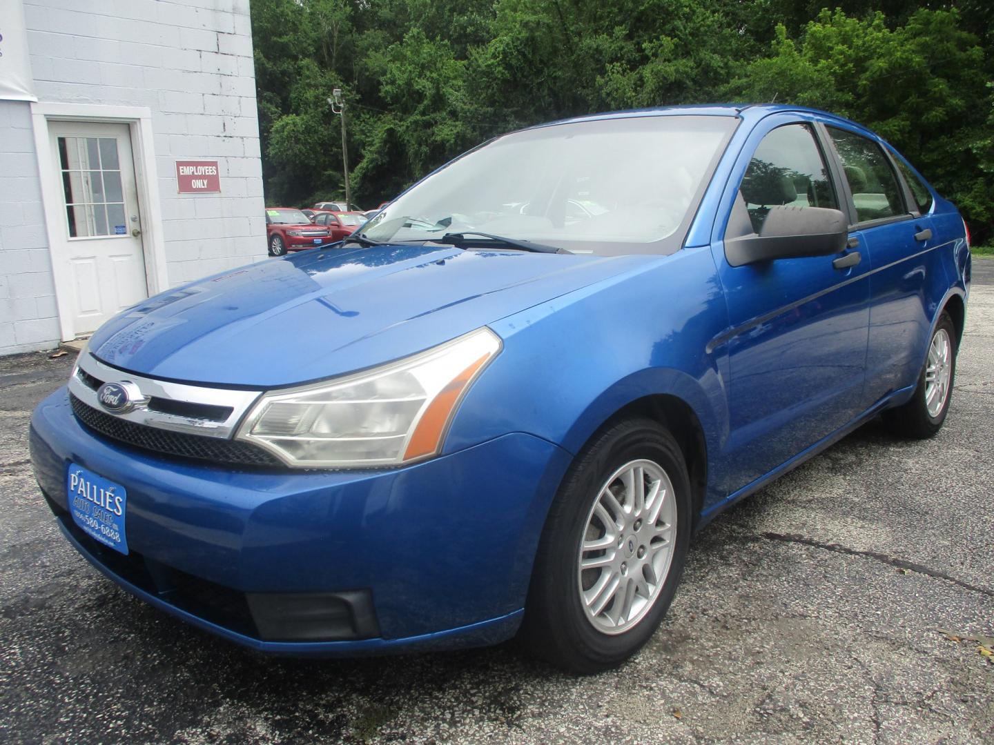 2010 BLUE Ford Focus SE Sedan (1FAHP3FN9AW) with an 2.0L L4 DOHC 16V engine, located at 540a Delsea Drive, Sewell, NJ, 08080, (987) 867-5309, 39.752560, -75.111206- Photo#0