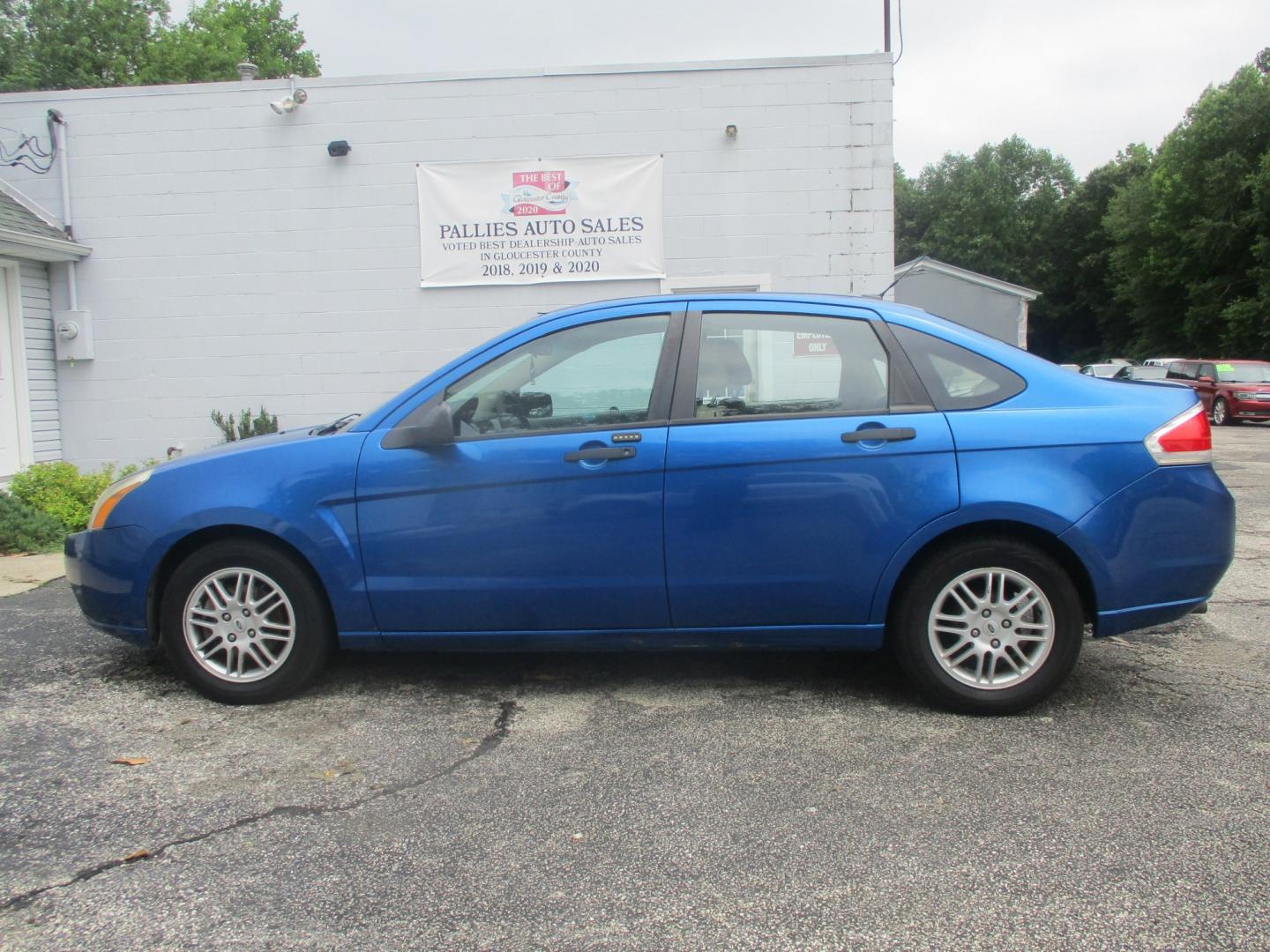 2010 BLUE Ford Focus SE Sedan (1FAHP3FN9AW) with an 2.0L L4 DOHC 16V engine, located at 540a Delsea Drive, Sewell, NJ, 08080, (987) 867-5309, 39.752560, -75.111206- Photo#1