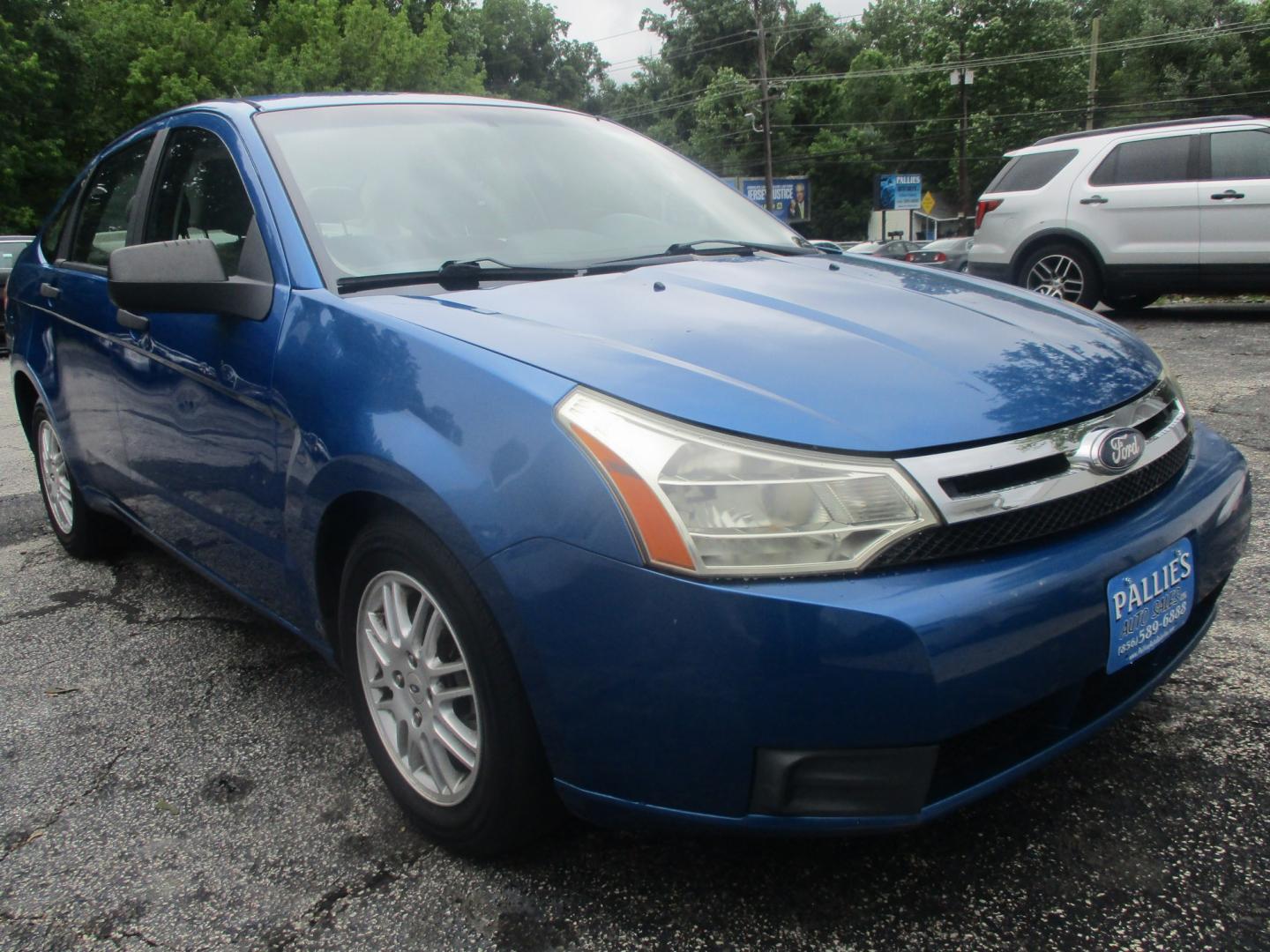 2010 BLUE Ford Focus SE Sedan (1FAHP3FN9AW) with an 2.0L L4 DOHC 16V engine, located at 540a Delsea Drive, Sewell, NJ, 08080, (987) 867-5309, 39.752560, -75.111206- Photo#7