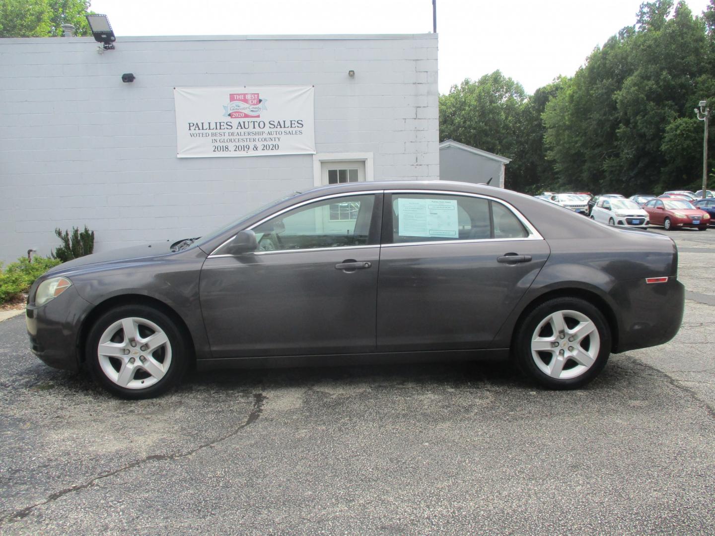 2010 GRAY Chevrolet Malibu LS (1G1ZB5EB9A4) with an 2.4L L4 DOHC 16V engine, 4A OD transmission, located at 540a Delsea Drive, Sewell, NJ, 08080, (987) 867-5309, 39.752560, -75.111206- Photo#1