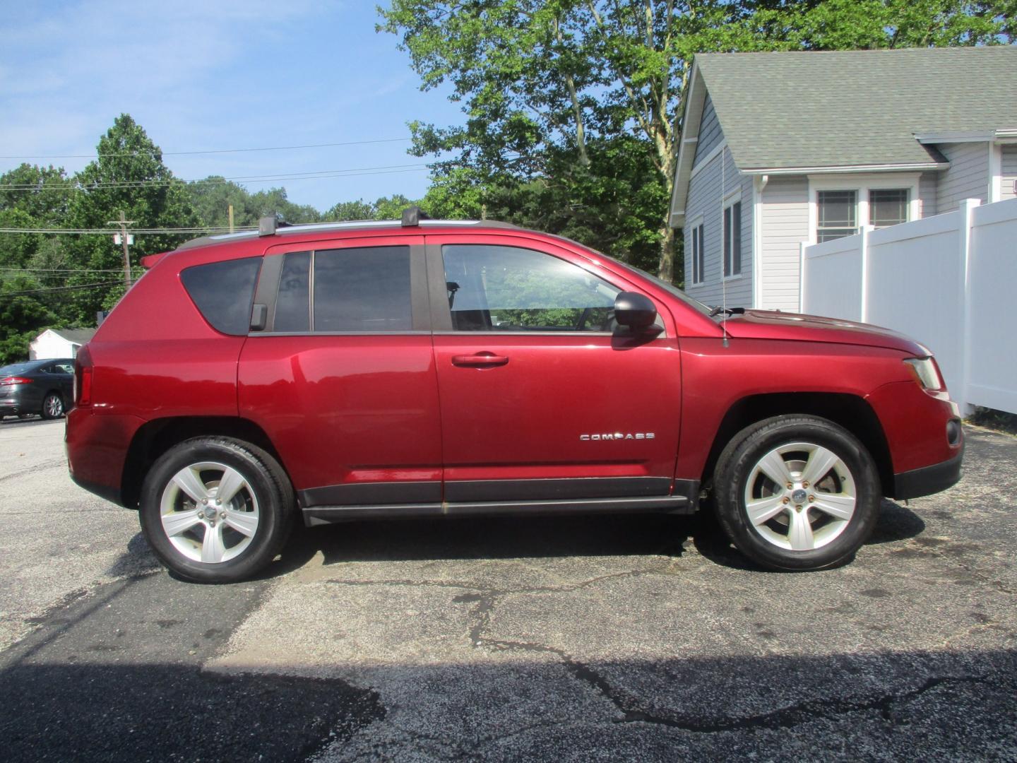 2014 RED Jeep Compass Sport 4WD (1C4NJDBB1ED) with an 2.4L L4 DOHC 16V engine, located at 540a Delsea Drive, Sewell, NJ, 08080, (987) 867-5309, 39.752560, -75.111206- Photo#6