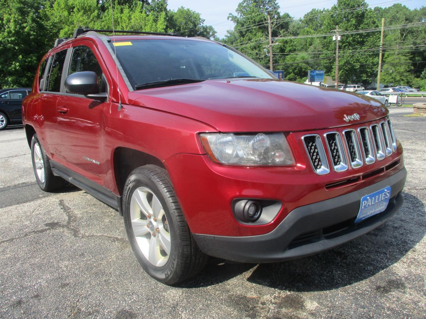 2014 RED Jeep Compass Sport 4WD (1C4NJDBB1ED) with an 2.4L L4 DOHC 16V engine, located at 540a Delsea Drive, Sewell, NJ, 08080, (987) 867-5309, 39.752560, -75.111206- Photo#7